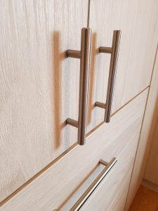 White cape elm grained board.