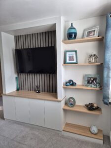 Example of media wall, Cannock.