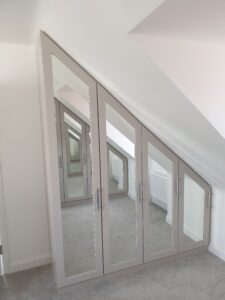 Angled mirror doors Cannock